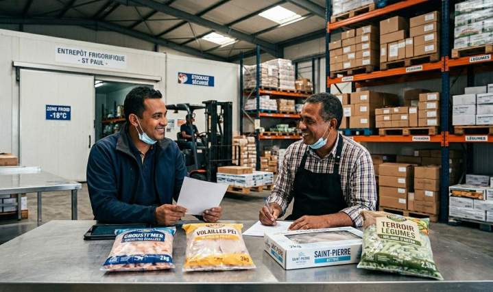 Partenariat professionnel surgelés Saint-Paul